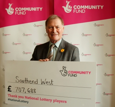 Southend West MP celebrates £707,688 National Lottery investment in local area